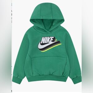 Nike Kids Graphic Green Hoodie